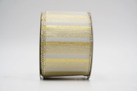 Metallic Shimmer Wired Ribbon_KF6951_gold